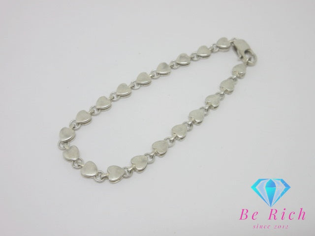 ティファニー TIFFANY & Co. パフ ハート ブレスレット シルバー 925 SILVER ジュエリー アクセサリー 【中古】【送料無料】 ba2435