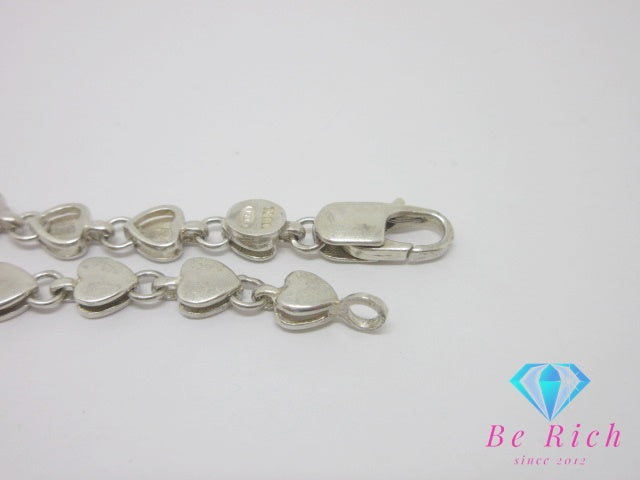 ティファニー TIFFANY & Co. パフ ハート ブレスレット シルバー 925 SILVER ジュエリー アクセサリー 【中古】【送料無料】 ba2435