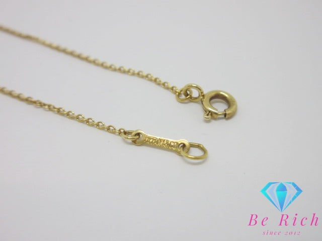 ティファニー TIFFANY & Co. 750 YG パロマ ピカソ ラビング ハート ネックレス ペンダント Au K18 18金 ジュエリー アクセサリー 【中古】【送料無料】 ba2813