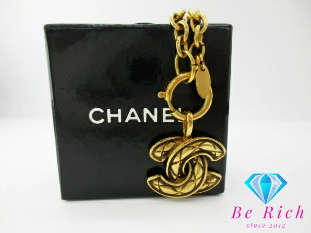 シャネル CHANEL ココマーク ロング チェーン ネックレス 3857 ゴールド メッキ C ロゴ ジュエリー アクセサリー 小物 【中古】【送料無料】 ba3085