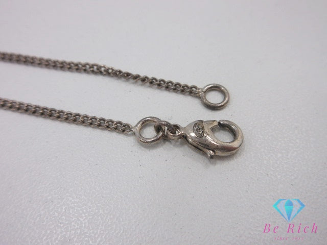 シャネル CHANEL ライン ストーン 付 ロゴ ネックレス シルバー メッキ ココマーク C 07A ジュエリー アクセサリー 小物 【中古】【送料無料】 ba3355