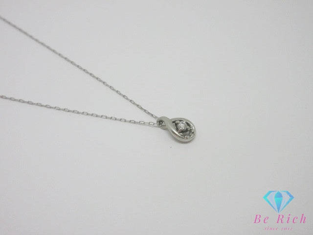 4℃ ヨンドシー pt850 ダイヤモンド 付 デザイン ネックレス ペンダント プラチナ 宝石 ジュエリー アクセサリー 【中古】【送料無料】 ba3553で℃ ヨンドシー pt850 ダイヤモンド 付 デザイン ネックレス ペンダント プラチナ 宝石 ジュエリー アクセサリー 【中古】【送料無料】 ba3553で