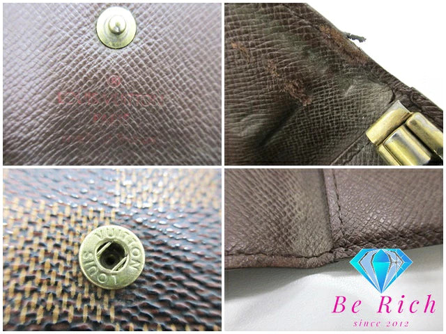 ルイ ヴィトン LOUIS VUITTON 6連 キーケース ダミエ ミュルティ クレ 6 N62630 エベヌ LV ロゴ キーホルダー アクセサリー 小物 【中古】【送料無料】 bc1981