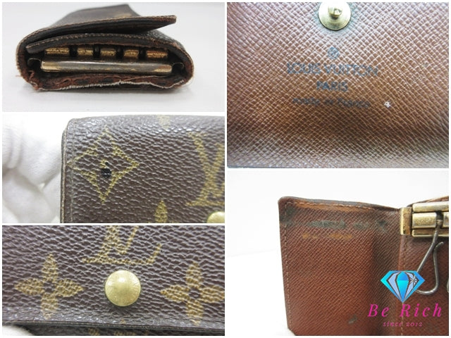 ルイ ヴィトン LOUIS VUITTON 4連 キーケース モノグラム ミュルティクレ 4 M62631 ブラウン 茶 PVC レザー LV ロゴ キーホルダー アクセサリー 小物 M69517 【中古】【送料無料】 bc2136