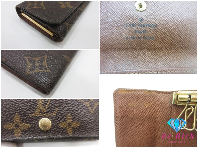 ルイ ヴィトン LOUIS VUITTON 4連 キーケース モノグラム ミュルティクレ 4 M62631 ブラウン 茶 PVC レザー LV ロゴ キーホルダー アクセサリー 小物 M69517 【中古】【送料無料】 bc2159