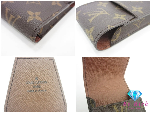 ルイ ヴィトン LOUIS VUITTON シガレット ケース モノグラム エテュイ シガレット M63024 LV ロゴ たばこ 煙草 入れ 小物 【中古】【送料無料】bc2160