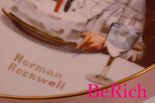 ノーマン ロックウェル プレート 13277C マルチカラー 陶器 皿 食器 Norman Rockwell 【中古】【送料無料】 bh1475
