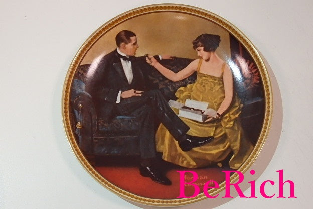 ノーマン ロックウェル プレート 13714C マルチカラー 陶器 皿 食器 Norman Rockwell 【中古】【送料無料】 bh1478