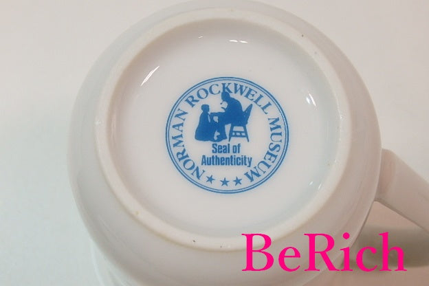 ノーマン ロックウェル マグカップ TC5 白 ホワイト マルチカラー 陶器 Norman Rockwell 【中古】【送料無料】 bh1481