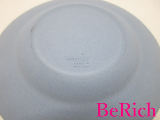 ウェッジウッド WEDGWOOD ジャスパー ウェア アッシュ トレイ 灰皿 ペール ブルー 陶器 ロゴ 小物入れ トレイ 置物 【中古】【送料無料】 bh1899