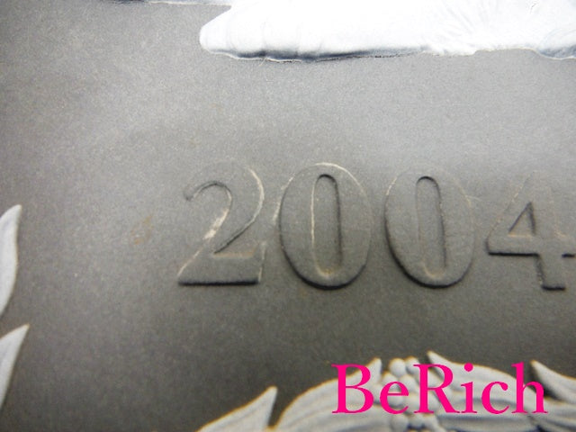 ウェッジウッド ジャスパー イヤープレート 2004 陶器 青 ブルー ライオン 動物 盛皿 食器 WEDGWOOD 【中古】【送料無料】 bh1965
