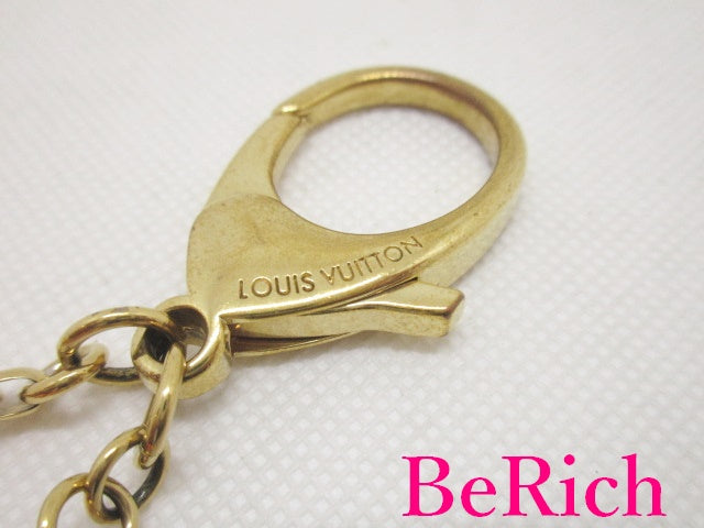 ルイ ヴィトン LOUIS VUITTON バッグ チャーム モノグラム フラワー ビジュー サックナイフ M66469 ゴールド LV ロゴ キーリング アクセサリー 小物 【中古】【送料無料】 bh2077