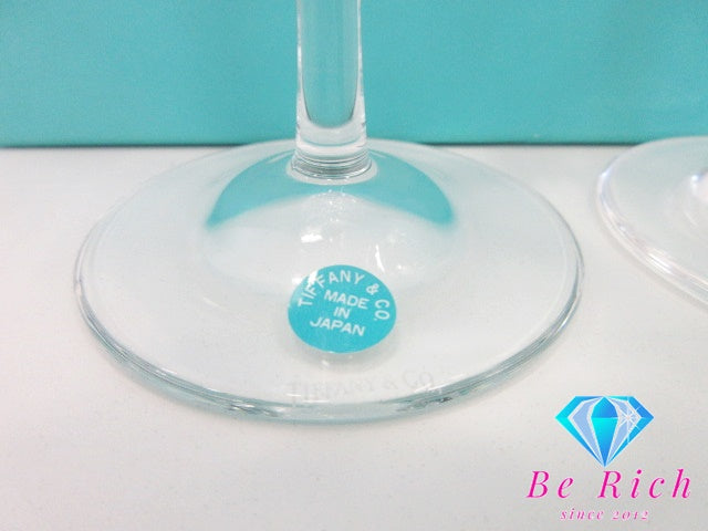 ティファニー TIFFANY & Co. フローレット ペアグラス クリア クリスタル コップ ガラス 食器 テーブルウェア 小物 T&Co. 【中古】【送料無料】bh2241