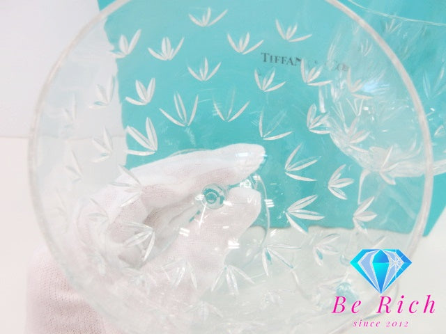 ティファニー TIFFANY & Co. フローレット ペアグラス クリア クリスタル コップ ガラス 食器 テーブルウェア 小物 T&Co. 【中古】【送料無料】bh2241