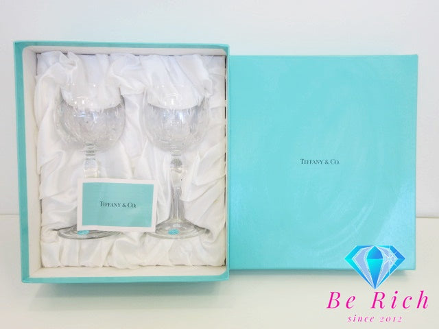 ティファニー TIFFANY & Co. フローレット ペアグラス クリア クリスタル コップ ガラス 食器 テーブルウェア 小物 T&Co. 【中古】【送料無料】bh2241