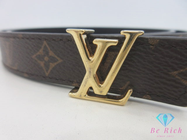 ルイ ヴィトン LOUIS VUITTON レディース ベルト LV アイコニック 20MM リバーシブル サイズ 65 ブラウン ブラック 茶 黒 PVC カーフ レザー ロゴ バックル 【中古】【送料無料】 bh2802
