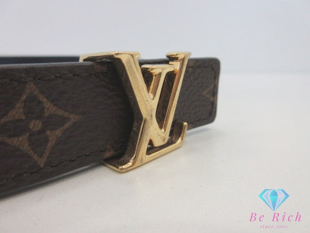 ルイ ヴィトン LOUIS VUITTON レディース ベルト LV アイコニック 20MM リバーシブル サイズ 65 ブラウン ブラック 茶 黒 PVC カーフ レザー ロゴ バックル 【中古】【送料無料】 bh2802