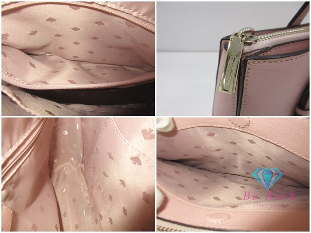 ケイト スペード kate spade 2way ハンドバッグ ピンク レザー ショルダーバッグ ロゴ 肩掛け 鞄 【中古】【送料無料】 bk10001