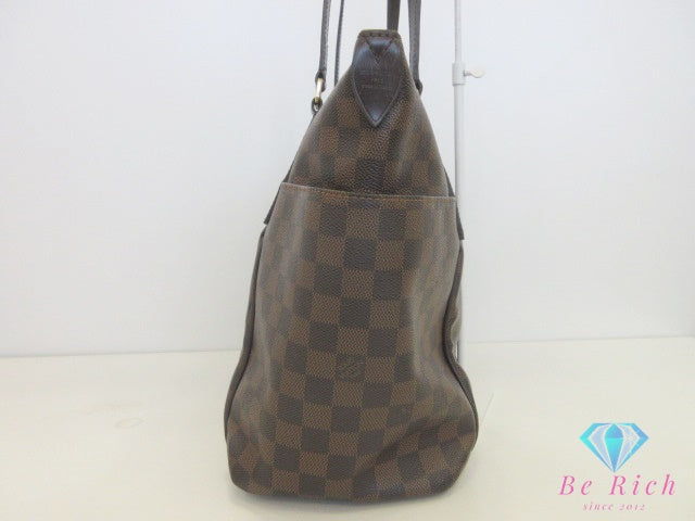 ルイ ヴィトン LOUIS VUITTON トートバッグ ダミエ エベヌ トータリー MM N41281 茶 ブラウン PVC レザー ショルダーバッグ ハンドバッグ 【中古】【送料無料】 bk10106