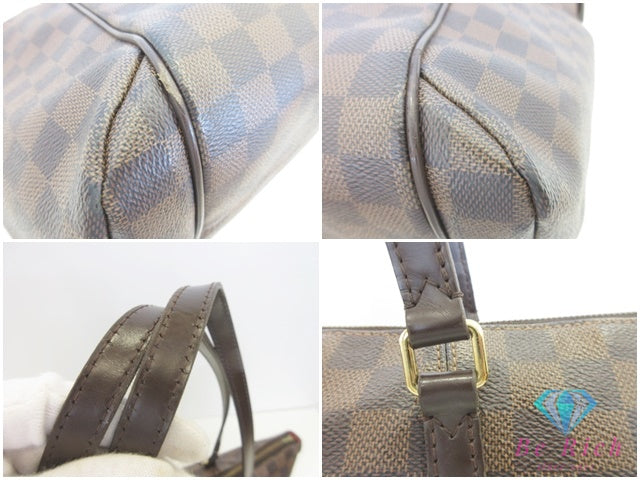 ルイ ヴィトン LOUIS VUITTON トートバッグ ダミエ エベヌ トータリー MM N41281 茶 ブラウン PVC レザー ショルダーバッグ ハンドバッグ 【中古】【送料無料】 bk10106