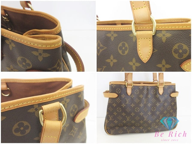 ルイ ヴィトン LOUIS VUITTON トートバッグ ショルダーバッグ モノグラム バティニョール オリゾンタル M51154 LV ロゴ ハンドバッグ 鞄 【中古】【送料無料】 bk10108