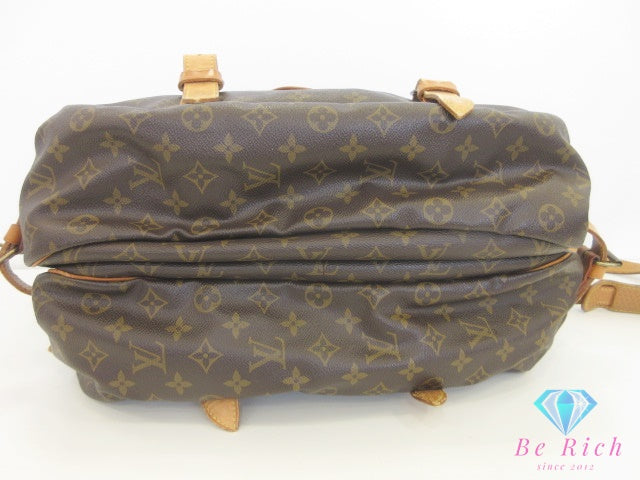 ルイ ヴィトン LOUIS VUITTON ショルダーバッグ モノグラム ソミュール 43 M42252 ブラウン 茶 ダブルフラップ 肩掛け 斜め掛け【中古】【送料無料】bk10111