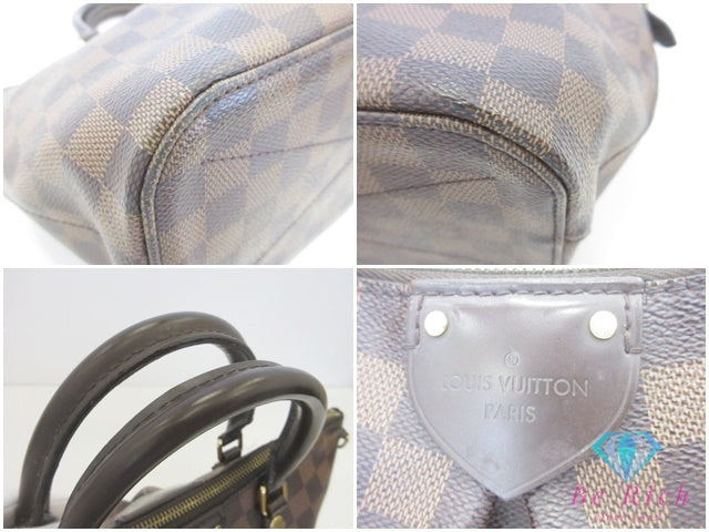 ルイ ヴィトン LOUIS VUITTON ダミエ シエナ PM ハンドバッグ N41545 ダミエ エベヌ ブラウン LV ロゴ ショルダーバッグ 手提げ 肩掛け 鞄 【中古】【送料無料】bk10114