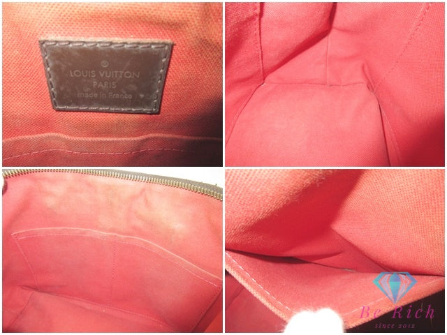 ルイ ヴィトン LOUIS VUITTON ダミエ シエナ PM ハンドバッグ N41545 ダミエ エベヌ ブラウン LV ロゴ ショルダーバッグ 手提げ 肩掛け 鞄 【中古】【送料無料】bk10114