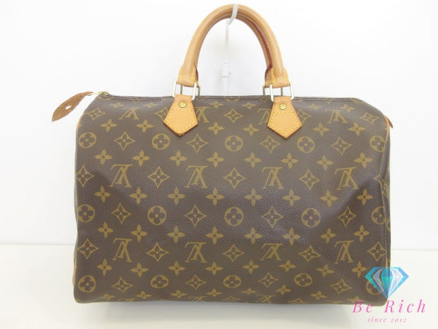 ルイ ヴィトン LOUIS VUITTON モノグラム スピーディ 30 M41526 LV ロゴ PVC レザー 茶 ブラウン ハンドバッグ 手提げ ミニ ボストン【中古】【送料無料】bk10123