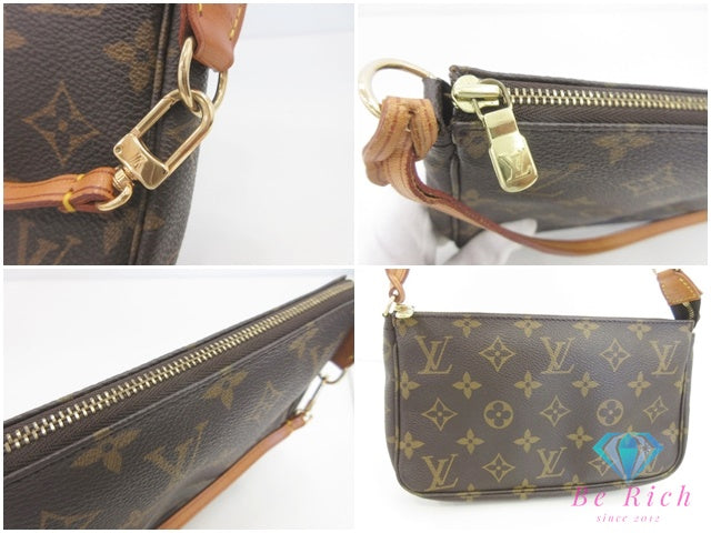 ルイ ヴィトン LOUIS VUITTON モノグラム ポシェット アクセソワール M51980 LV ロゴ ハンドバッグ アクセサリー ポーチ 2way ショルダーバッグ 鞄 【中古】【送料無料】bk10131