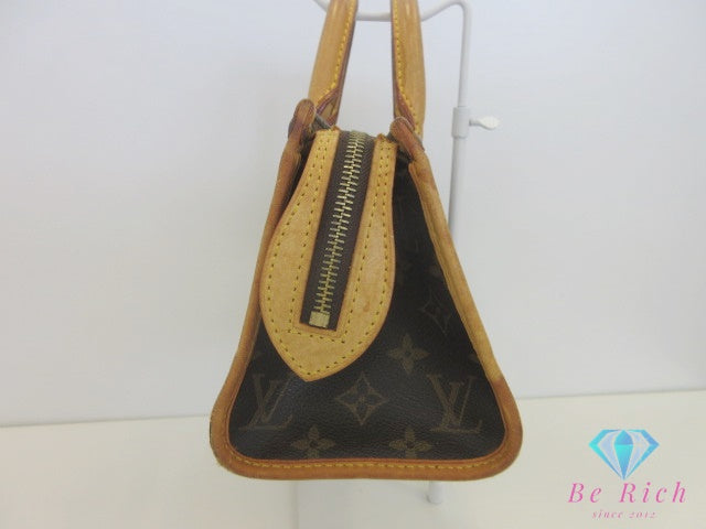 ルイ ヴィトン LOUIS VUITTON モノグラム ポパンクール M40009 茶 ブラウン LV ロゴ ハンドバッグ 手提げ 鞄 【中古】【送料無料】 bk10142