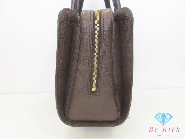ルイ ヴィトン LOUIS VUITTON ハンドバッグ ダミエ トリアナ N51155 エベヌ ブラウン 茶 PVC レザー ショルダーバッグ 鞄 【中古】【送料無料】 bk10145