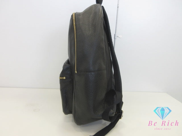 コーチ COACH リュックサック バックパック シグネチャー ペブルド レザー 黒 ブラック F29004 ショルダーバッグ 鞄【中古】【送料無料】 bk10150