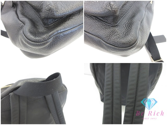コーチ COACH リュックサック バックパック シグネチャー ペブルド レザー 黒 ブラック F29004 ショルダーバッグ 鞄【中古】【送料無料】 bk10150