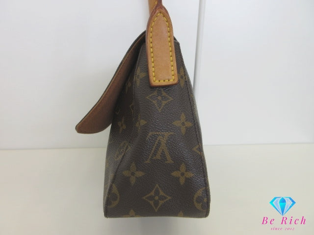 ルイ ヴィトン LOUIS VUITTON ハンドバッグ モノグラム ミニ ルーピング M51147 ブラウン 茶 PVC レザー ロゴ ショルダーバッグ 肩掛け バッグ 鞄 レディース 【中古】【送料無料】 bk10178