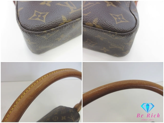 ルイ ヴィトン LOUIS VUITTON ハンドバッグ モノグラム ミニ ルーピング M51147 ブラウン 茶 PVC レザー ロゴ ショルダーバッグ 肩掛け バッグ 鞄 レディース 【中古】【送料無料】 bk10178