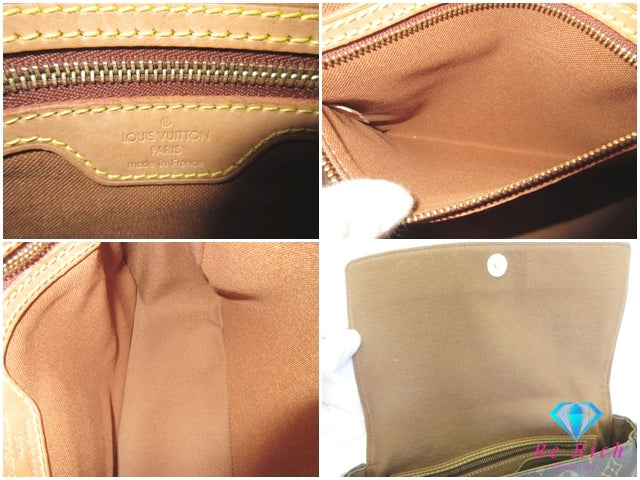 ルイ ヴィトン LOUIS VUITTON ハンドバッグ モノグラム ミニ ルーピング M51147 ブラウン 茶 PVC レザー ロゴ ショルダーバッグ 肩掛け バッグ 鞄 レディース 【中古】【送料無料】 bk10178