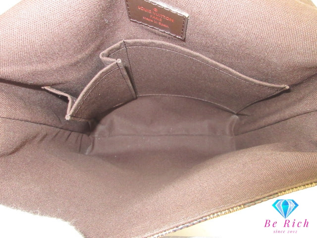 ルイ ヴィトン LOUIS VUITTON ショルダーバッグ ダミエ ブルックリン PM N51210 エベヌ 茶 LV ロゴ ポシェット メッセンジャーバッグ クロスボディ 鞄 【中古】【送料無料】 bk10184