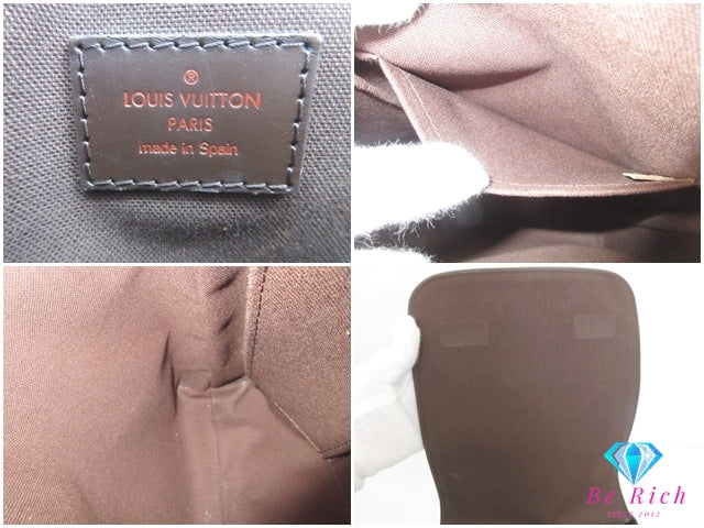 ルイ ヴィトン LOUIS VUITTON ショルダーバッグ ダミエ ブルックリン PM N51210 エベヌ 茶 LV ロゴ ポシェット メッセンジャーバッグ クロスボディ 鞄 【中古】【送料無料】 bk10184
