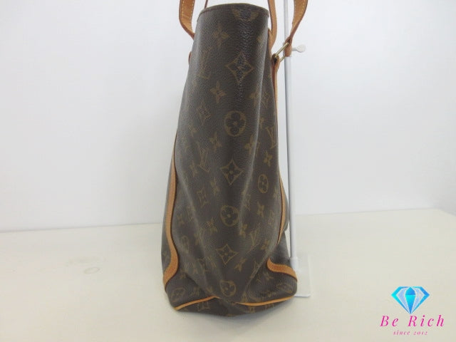 ルイ ヴィトン LOUIS VUITTON モノグラム サック ショッピング M51108 ブラウン 茶 PVC レザー LV ロゴ トートバッグ ショルダーバッグ バッグ 肩掛け 鞄 【中古】【送料無料】 bk10187