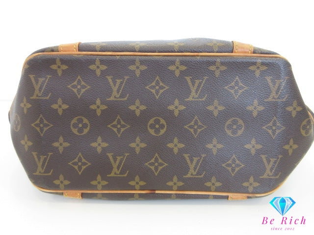 ルイ ヴィトン LOUIS VUITTON モノグラム サック ショッピング M51108 ブラウン 茶 PVC レザー LV ロゴ トートバッグ ショルダーバッグ バッグ 肩掛け 鞄 【中古】【送料無料】 bk10187