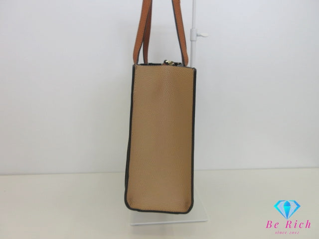 マーク ジェイコブス MARC JACOBS 2way ハンドバッグ ショルダーバッグ M0016132 ブラック アイボリー ブラウン レザー ショルダーなし 鞄 【中古】【送料無料】 bk10207