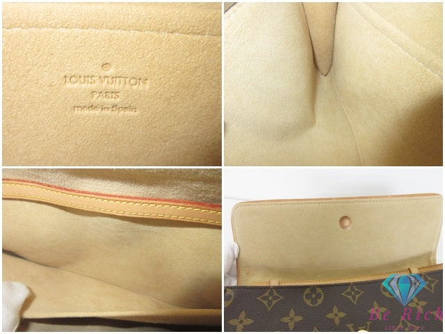 ルイ ヴィトン LOUIS VUITTON モノグラム ポシェット ツイン GM M51852 ショルダー クラッチ バッグ ウエスト ポーチ クロスボディ 斜め掛け 2way 鞄 【中古】【送料無料】bk10230
