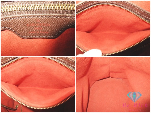 ルイ ヴィトン LOUIS VUITTON トートバッグ マレ N42240 ダミエ エベヌ ブラウン 茶 PVC レザー ロゴ バケット バケツ型 ショルダーバッグ ハンドバッグ 肩掛け 鞄 【中古】【送料無料】 bk10528