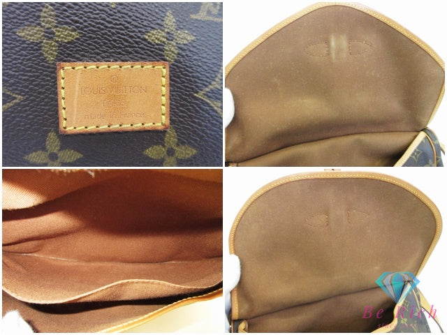 ルイ ヴィトン LOUIS VUITTON ショルダーバッグ モノグラム ソミュール 30 M42256 ブラウン 茶 ダブル フラップ 肩掛け 斜め掛け 鞄 定番 人気 【中古】【送料無料】 bk10679