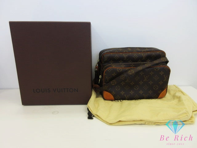 ルイ ヴィトン LOUIS VUITTON ショルダーバッグ モノグラム ナイル M45244 茶 ブラウン PVC レザー LV ロゴ クロスボディ 斜め掛け 鞄 【中古】【送料無料】 bk10688