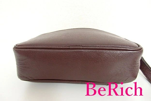 バリー セカンドバッグ 茶 ブラウン レザー クラッチバッグ ビジネス BALLY 【中古】【送料無料】bk5170