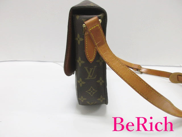 ルイ ヴィトン LOUIS VUITTON ショルダーバッグ モノグラム サンクルー M51242 LV ロゴ ポシェット 肩掛け 斜め掛け 鞄 【中古】【送料無料】 bk8192