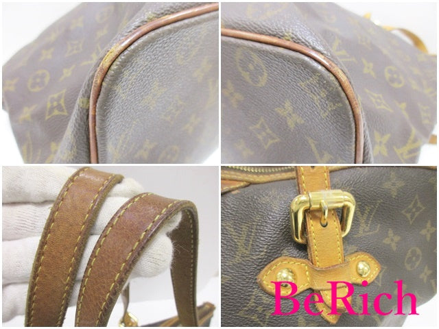 ルイ ヴィトン LOUIS VUITTON 2way トートバッグ ショルダーバッグ モノグラム パレルモ GM M40146 茶 ブラウン LV ロゴ ハンドバッグ 鞄 【中古】【送料無料】 bk8230