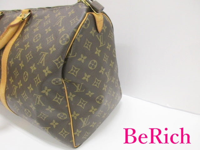 ルイ ヴィトン LOUIS VUITTON ボストンバッグ モノグラム キーポル 50 M41426 ブラウン 茶 PVC レザー LV ロゴ ハンドバッグ トラベル 旅行 鞄 【中古】【送料無料】 bk8243